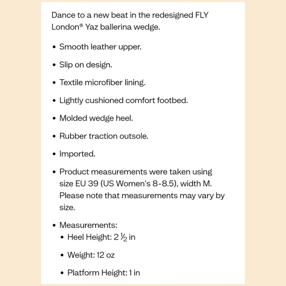 Fly London "Yaz" Ballerina Platform Wedges - 37 EU - Picture 9 of 12